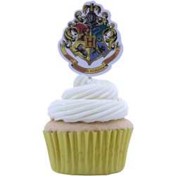 15 Cakes Toppers Harry Potter - Blason de Poudlard. n5