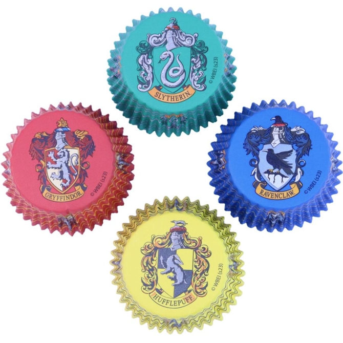 60 Caissettes  Cupcakes Harry Potter - Maison de Poudlard 