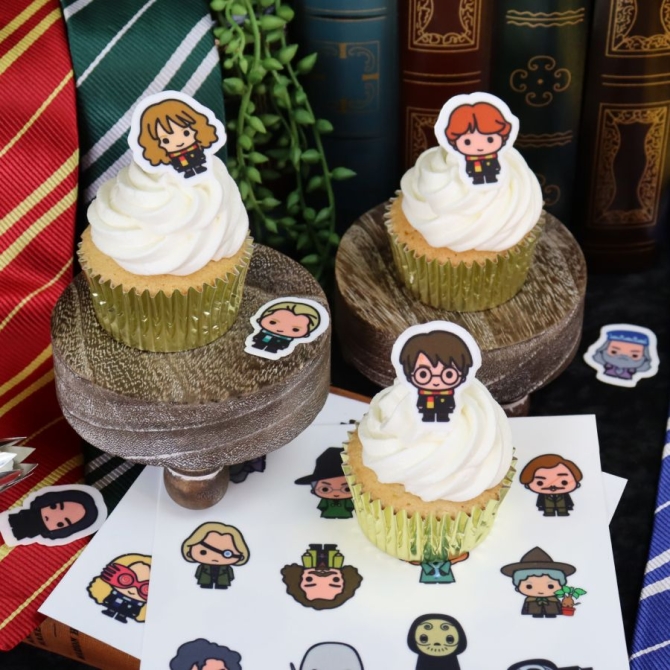 24 Toppers Harry Potter Personnages - Comestible 