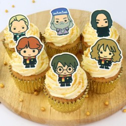 24 Toppers Harry Potter Personnages - Comestible. n3