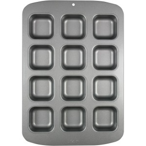 Moule Antiahsif - 12 Mini Square Cake Pan