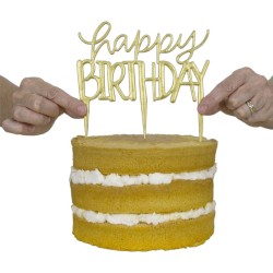 Emporte-pice Cake Topper - Happy Birthday. n1