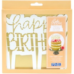 Emporte-pice Cake Topper - Happy Birthday. n9