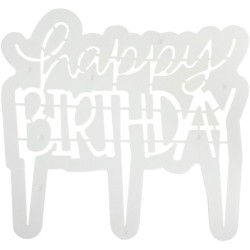 Emporte-pice Cake Topper - Happy Birthday. n10