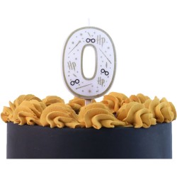 Bougie Harry Potter - chiffre 0. n1