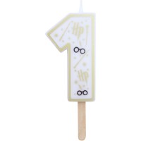 Bougie Harry Potter - chiffre 1