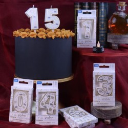 Bougie Harry Potter - chiffre 1. n2