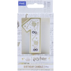 Bougie Harry Potter - chiffre 1. n5