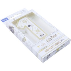 Bougie Harry Potter - chiffre 1. n6