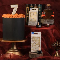 Bougie Harry Potter - chiffre 7. n2