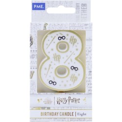 Bougie Harry Potter - chiffre 8. n5