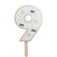 Bougie Harry Potter - chiffre 9