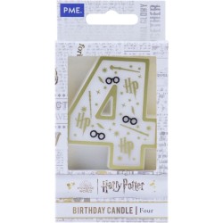Bougie Harry Potter - chiffre 4. n�2