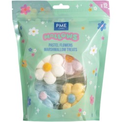 12 Marshmallow Treats - Fleurs Pastel. n�1