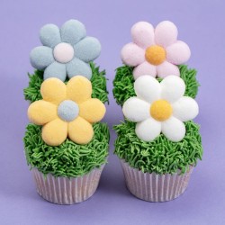 12 Marshmallow Treats - Fleurs Pastel. n�4