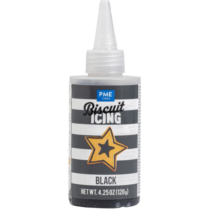 Glaçage pour Biscuits - Noir 120 g