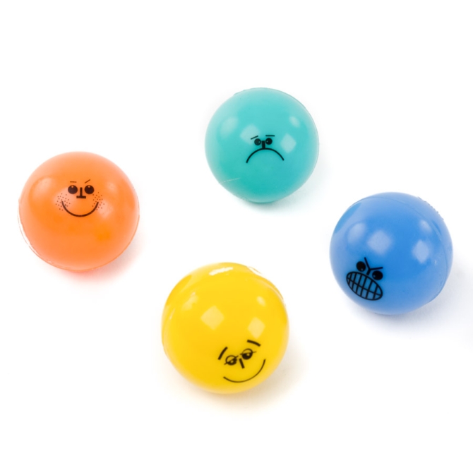4 Balles Rebondissante Expressions moticones 