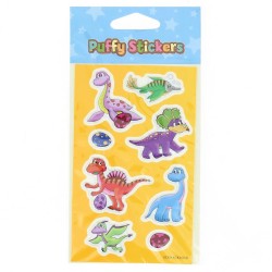 8 Stickers relief Dinosaures. n1