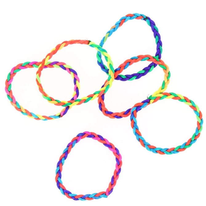 6 Bracelets Multicolores 