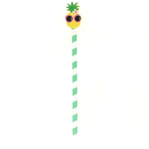 1 Crayon Gomme Ananas Party