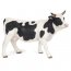 Figurine Vache Noire et Blanche