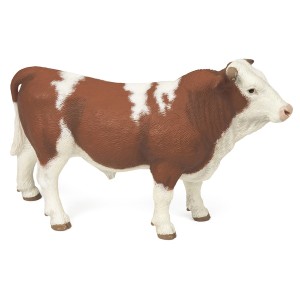 Figurine Taureau Simmental