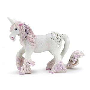 Figurine Licorne Magique Rose (14 cm) - Rsine