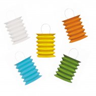 5 Mini lanternes (Coloris à choisir)