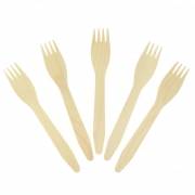 10 Fourchettes en Bois - Biodgradable