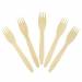 10 Fourchettes en Bois - Biodgradable. n1