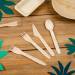 10 Fourchettes en Bois - Biodgradable. n3