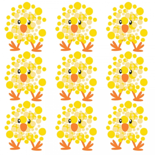 Serviettes Poussins Rigolos Jaune Pour L Anniversaire De Votre Enfant Annikids