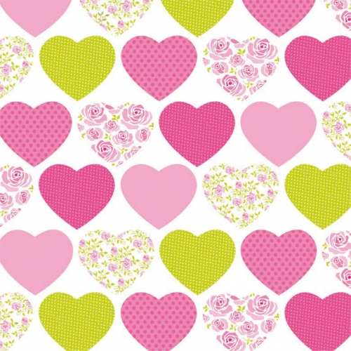 20 Serviettes "Sweetheart" 