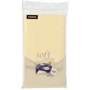Nappe Rectangulaire Soft Selection (180 cm) Crème