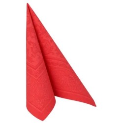 20 Serviettes Royal Collection (40 cm) Rouge Ornaments. n°1