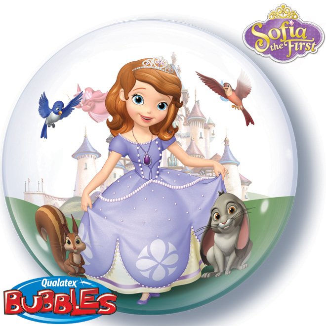 Bubble Ballon  plat Princesse Sofia 