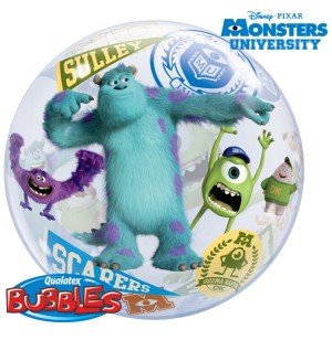 Bubble ballon  plat  Monstres Academy