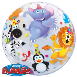 Bubble ballon  plat Animaux en folie. n1