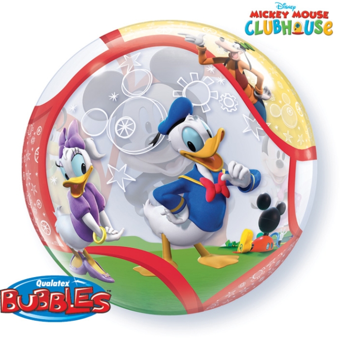 Bubble ballon Gonfl  l Hlium Mickey et ses amis 