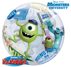 Bubble ballon Gonfl  l Hlium Monstres Academy. n1