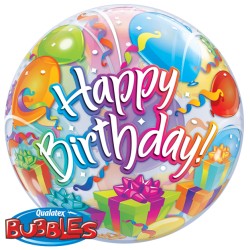 Bubble ballon Hlium Happy Birthday Ballons. n1
