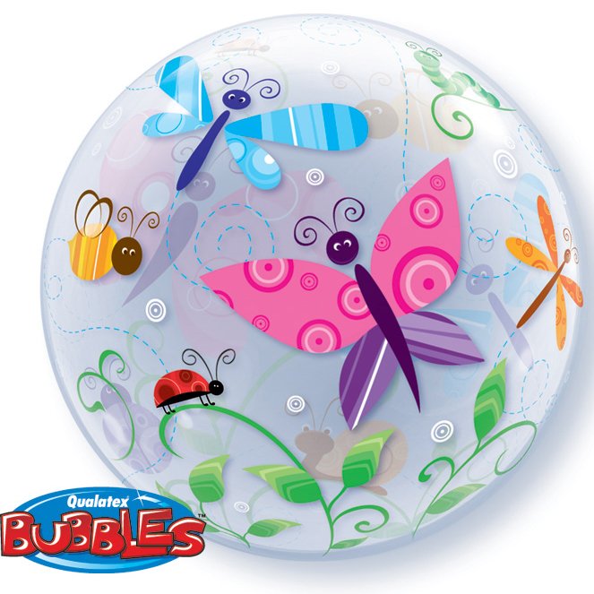 Bubble ballon Hlium Papillon 