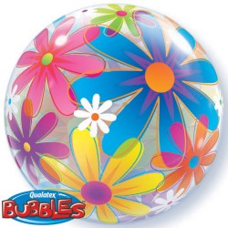 Bubble ballon Gonfl  l Hlium Flower. n1