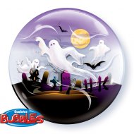 Bubble Ballon Gonflé à l'Hélium Halloween Fantôme