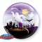 Bubble Ballon à plat Halloween Fantôme images:#0
