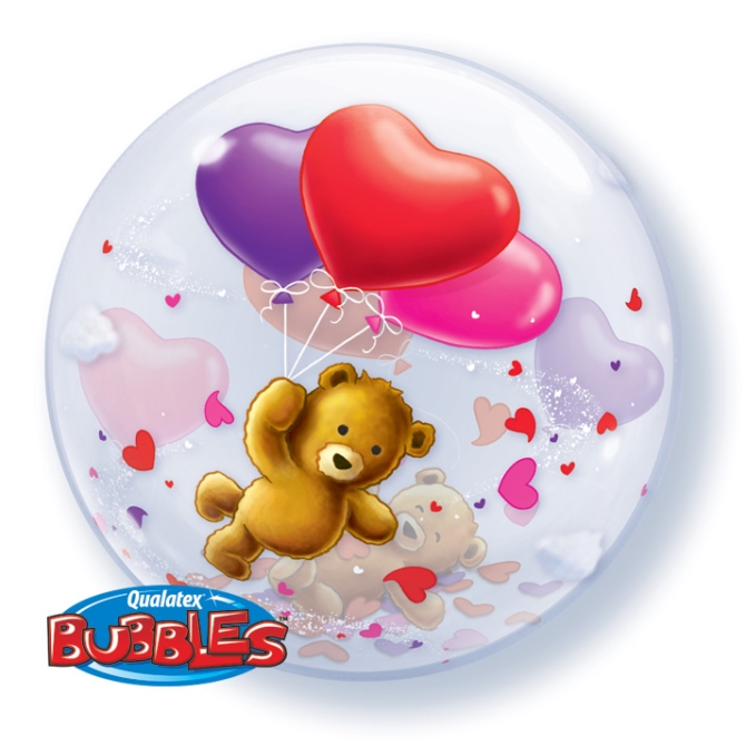 Bubble Ballon Hlium Ourson 