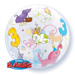 Bubble Ballon Gonfl  l Hlium 3 Ans. n1