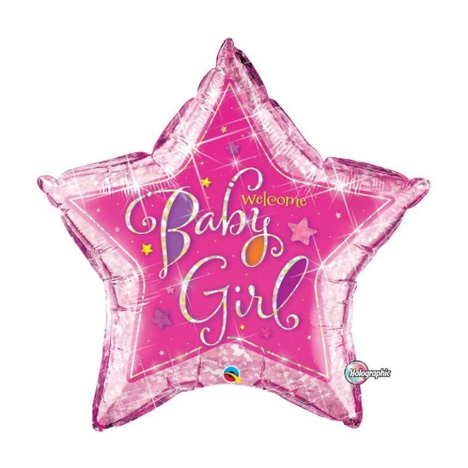 Ballon Gant Welcome Baby Girl 