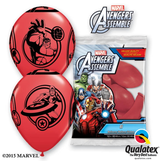 6 Ballons Avengers 