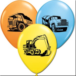 25 Ballons Chantier de Construction